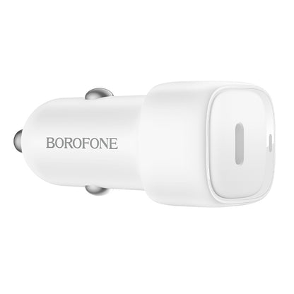 Auto nabíjačka Borofone BZ34A Cloud, 20W, 3A, 1 x USB-C, Biela
