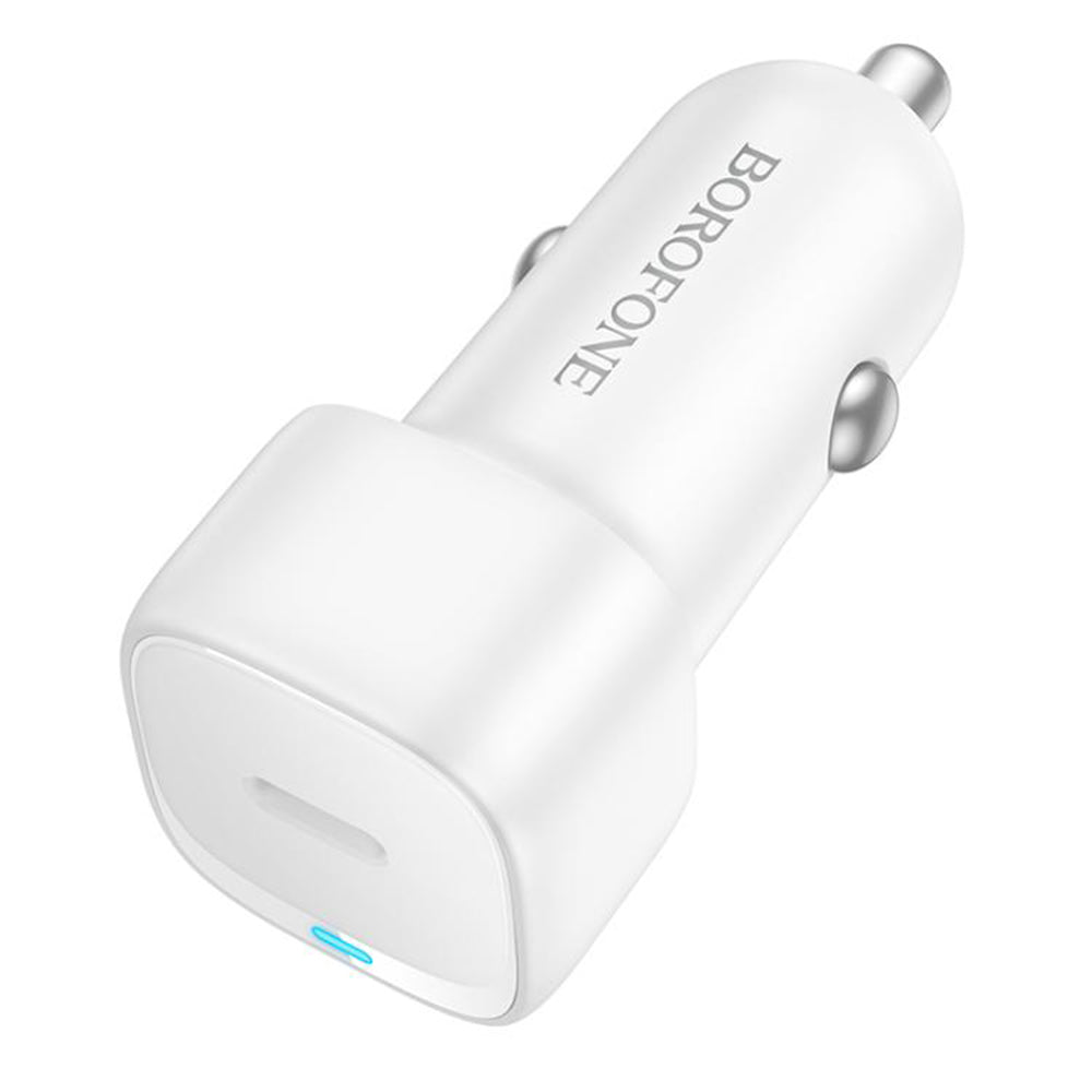 Auto nabíjačka Borofone BZ34A Cloud, 20W, 3A, 1 x USB-C, Biela