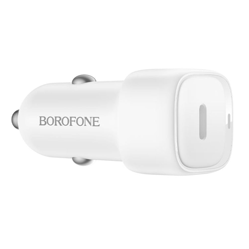 Auto nabíjačka Borofone BZ34A Cloud, 20W, 3A, 1 x USB-C, Biela