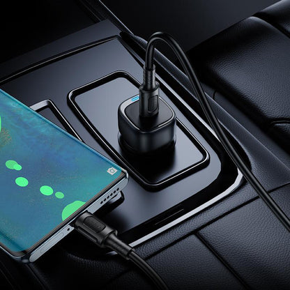 Borofone BZ34A Cloud Car Charger, 20W, 3A, 1 x USB-C, Black