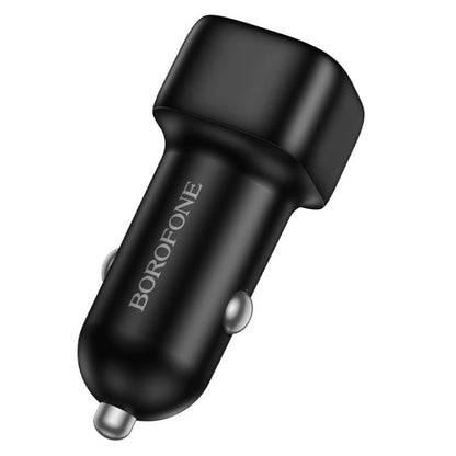 Auto nabíjačka Borofone BZ34B Cloud, 38W, 3A, 1 x USB-A - 1 x USB-C, Čierna