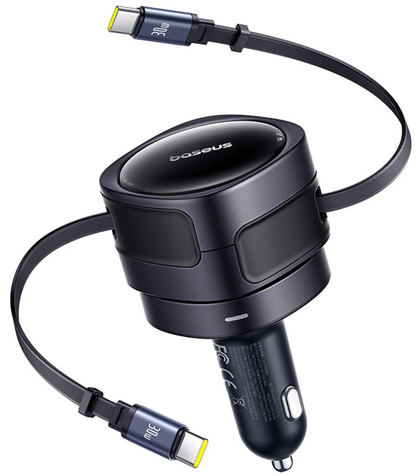 Autonabíjačka s káblom USB-C Baseus Enjoyment Max, 60 W, čierna C00035507121-01