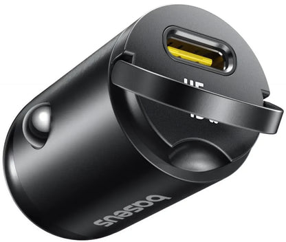 Baseus PrimeTrip VP2 Car Charger with USB-C Cable, 45W, 3A, 1 x USB-C, Black C0206800