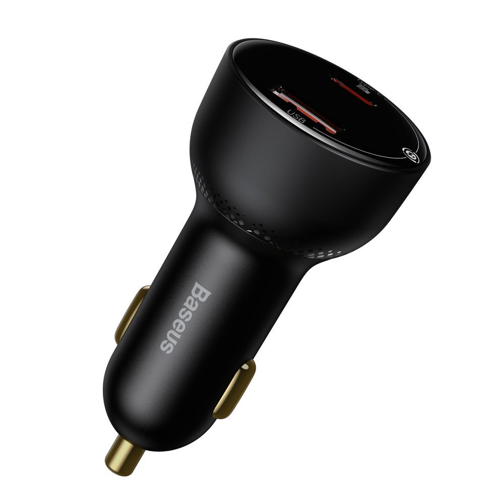 Auto nabíjačka s káblom USB-C Baseus Superme, 100W, 5A, 1 x USB-A - 1 x USB-C, Čierna TZCCZX-01