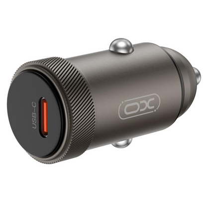 Auto nabíjačka s káblom USB-C XO Design CC70, 30W, 3A, 1 x USB-C, Čierna