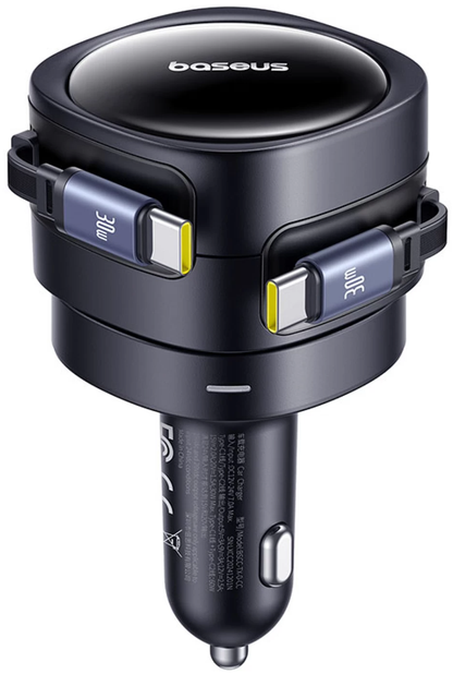 Autonabíjačka s káblom USB-C Baseus Enjoyment Max, 60 W, čierna C00035507121-01