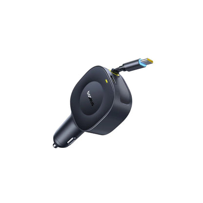 Auto nabíjačka s káblom USB-C Baseus PrimeTrip VR2, 30W, 3A, 1 x USB-C, Čierna C0206400