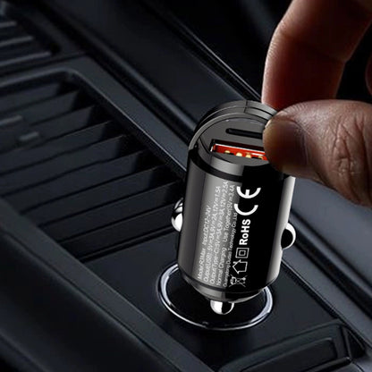 Auto nabíjačka Dudao R3MAX, 48W, 3A, 1 x USB-A - 1 x USB-C, Čierna