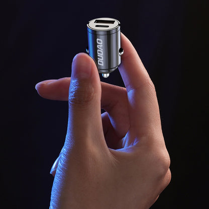 Auto nabíjačka Dudao R3MAX, 48W, 3A, 1 x USB-A - 1 x USB-C, Čierna