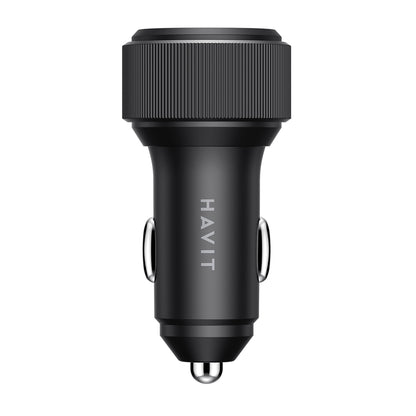 Auto nabíjačka HAVIT CC2014, 30W, 3A, 2 x USB-C, Čierna