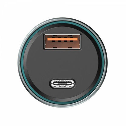 Auto nabíjačka HAVIT CC2017, 45W, 3A, 1 x USB-A - 1 x USB-C, Čierno Modrá
