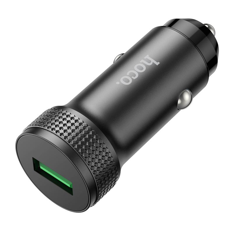 Auto nabíjačka HOCO Z49A, 18W, 3A, 1 x USB-A, čierna