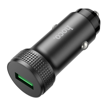 Auto nabíjačka HOCO Z49A, 18W, 3A, 1 x USB-A, čierna