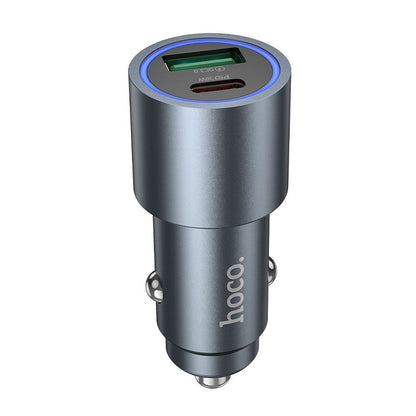 Auto nabíjačka HOCO Z60, 48W, 3A, 1 x USB-A - 1 x USB-C, Čierna