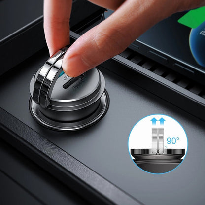 Auto nabíjačka Joyroom C-A35, 45W, 5A, 1 x USB-A - 1 x USB-C, Sivá