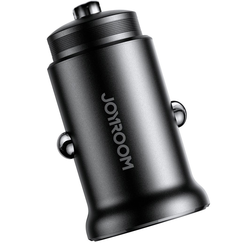 Auto nabíjačka Joyroom JR-CCN05, 30W, 3A, 1 x USB-A - 1 x USB-C, Čierna