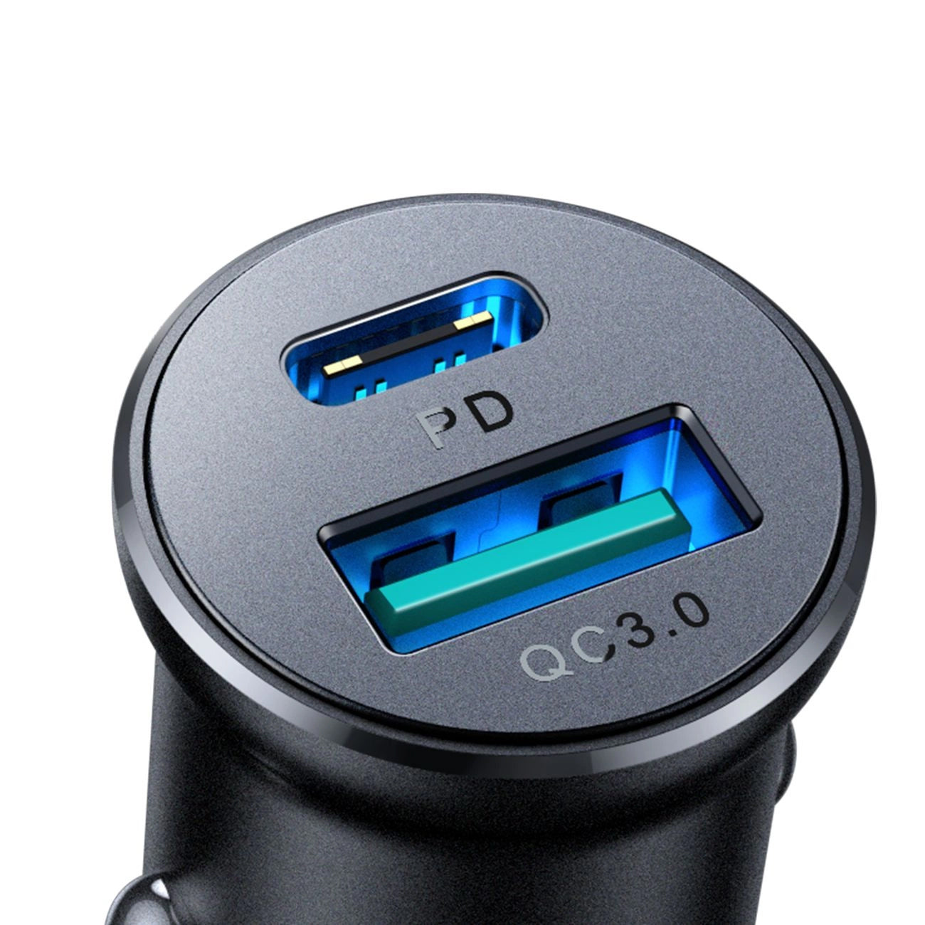 Auto nabíjačka Joyroom JR-CCN05, 30W, 3A, 1 x USB-A - 1 x USB-C, Čierna