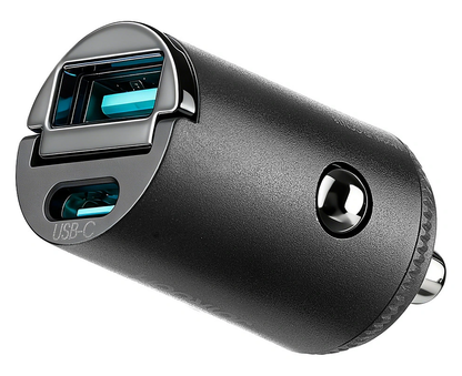 Auto nabíjačka Joyroom JR-CCN18, 65W, 1 x USB-A - 1 x USB-C, čierna