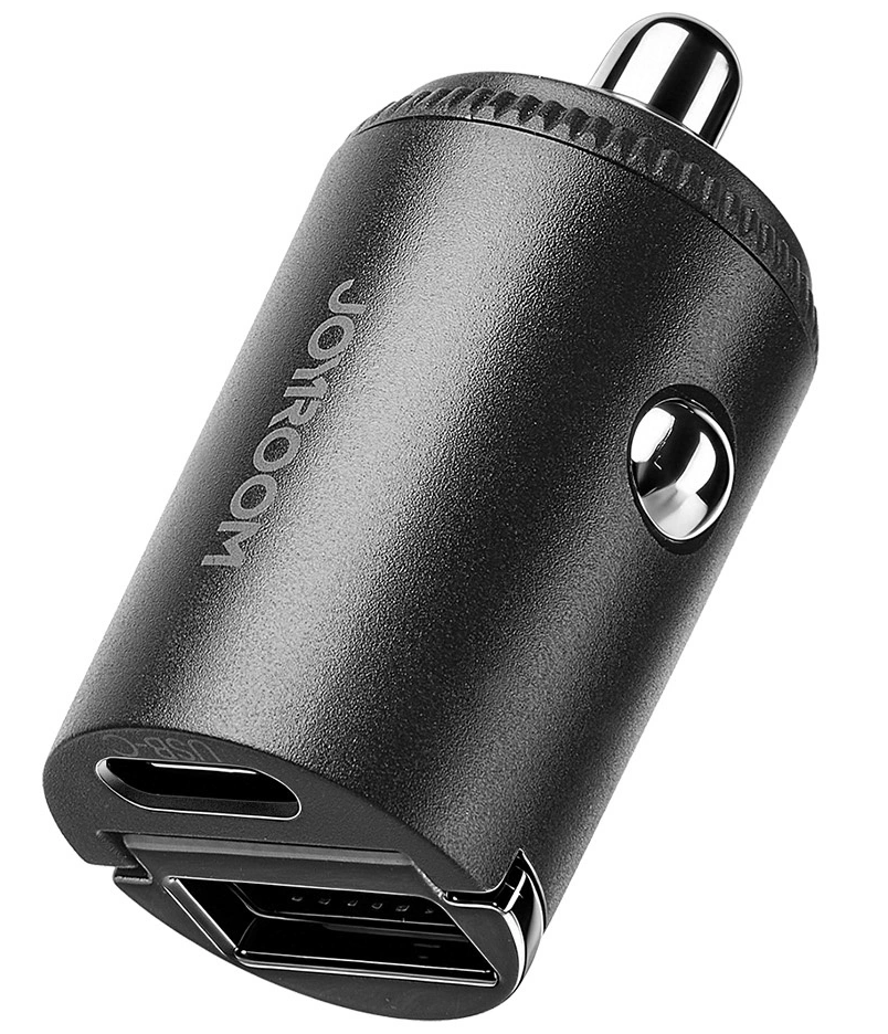 Auto nabíjačka Joyroom JR-CCN18, 65W, 1 x USB-A - 1 x USB-C, čierna