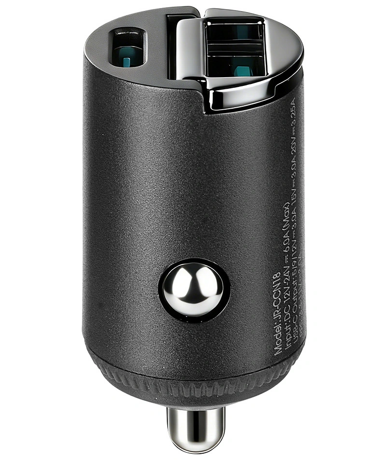 Auto nabíjačka Joyroom JR-CCN18, 65W, 1 x USB-A - 1 x USB-C, čierna