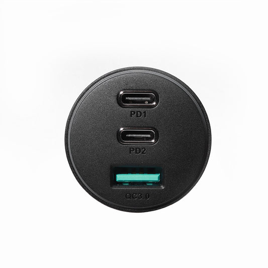 Auto nabíjačka Joyroom JR-CL26, 70W, 4.8A, 1 x USB-A - 2 x USB-C, Čierna