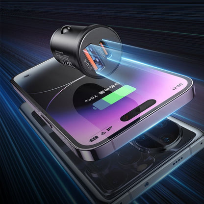 Auto nabíjačka McDodo CC-2320 Cool, 33W, 3A, 1 x USB-A - 1 x USB-C, Čierna