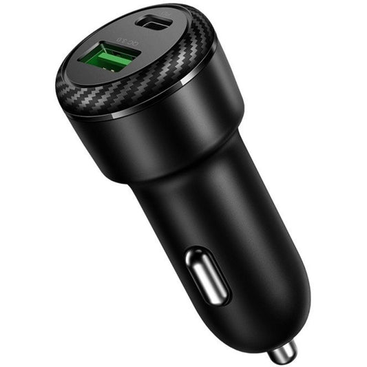 Auto nabíjačka McDodo CC-5970, 38W, 3A, 1 x USB-A - 1 x USB-C, Čierna