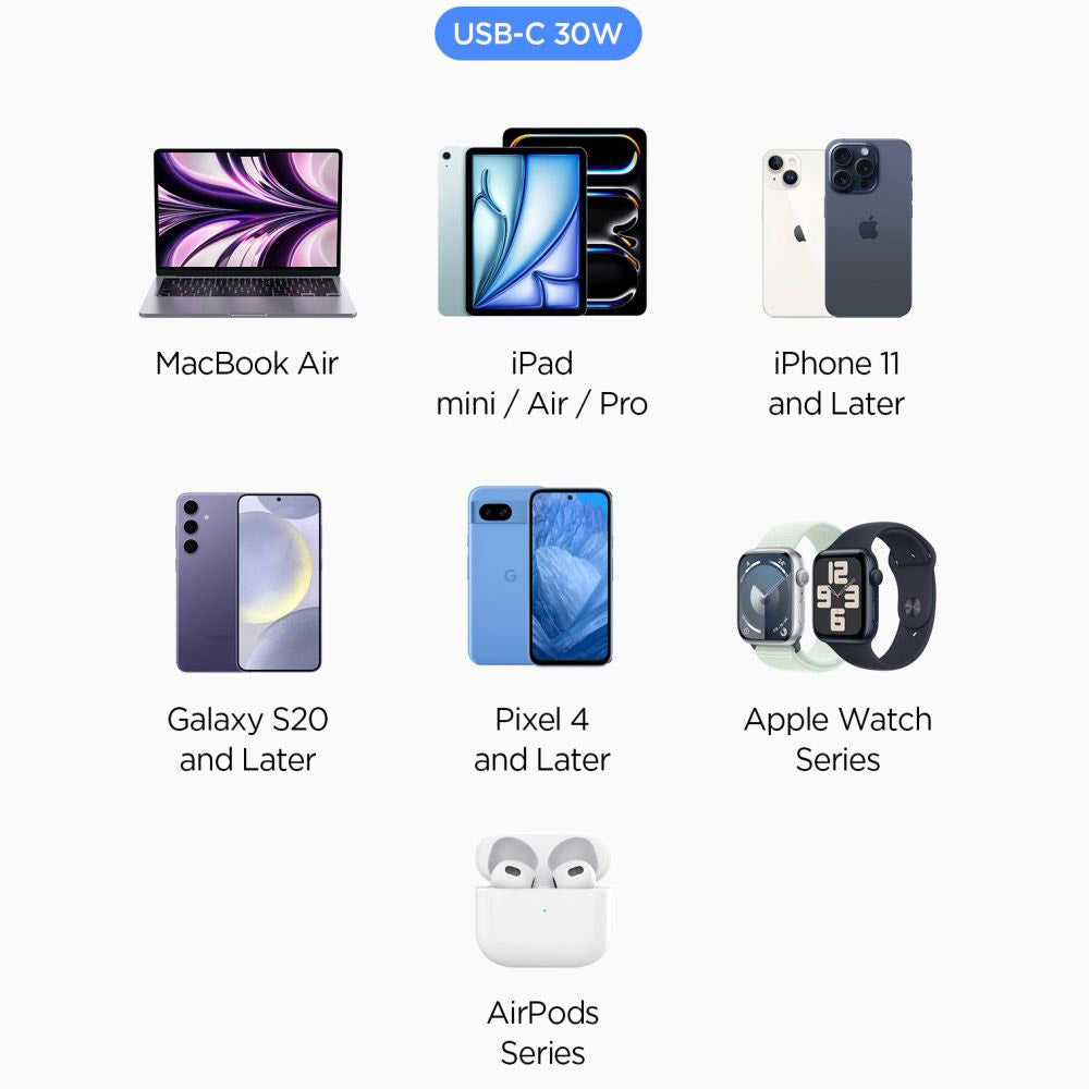 Auto nabíjačka Spigen EV301 Essential, 30W, 3A, 1 x USB-C, Čierna