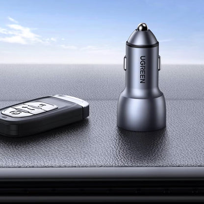 Nabíjačka do auta UGREEN CD213, 36W, 3A, 2 x USB-A, sivá 