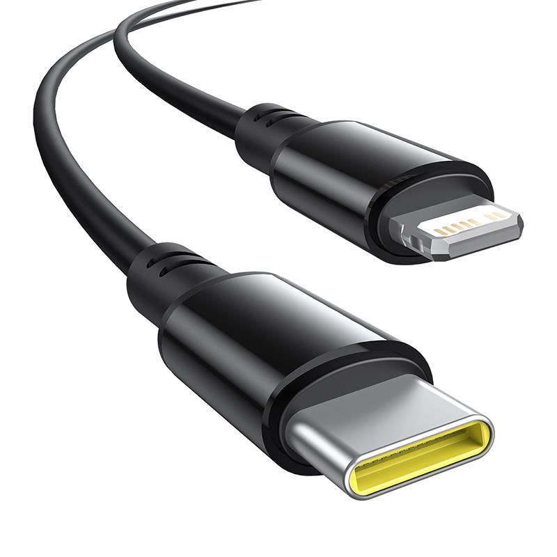 Auto nabíjačka s káblom USB-C / Lightning Baseus Circular, 60W, 3A, 1 x USB-A - 1 x USB-C, Čierna C00035902121-00
