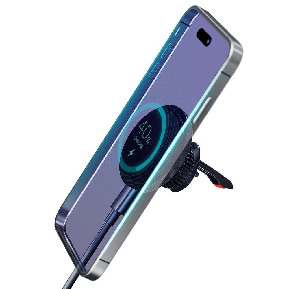 Bezdrôtová autonabíjačka 3MK, 15W, 1.67A, Čierna