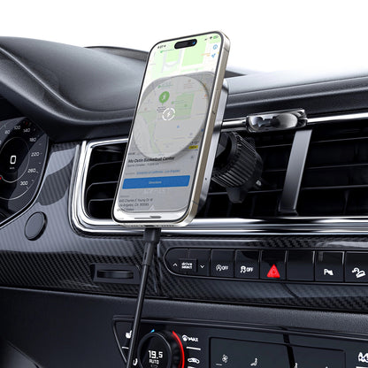 Bezdrôtová autonabíjačka Acefast D18 2v1, 15W, 1.67A, čierna