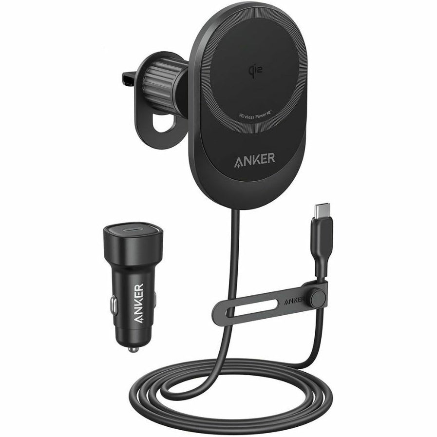 Anker MagGo Wireless Car Charger, 15W, 1.67A, Black B2932G11