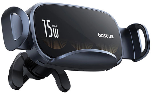 Baseus LightChaser Wireless Car Charger, 15W, 1.67A, Black C40355901111-00