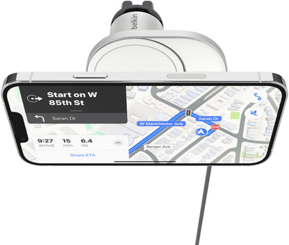 Bezdrôtová autonabíjačka Belkin BoostCharge Pro, 15W, 1,67A, biela WIC008btGR-V2