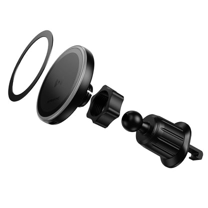 Bezdrôtová autonabíjačka Borofone BH224 Flash, 15W, 1.67A, Čierna