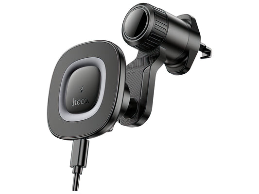 Bezdrôtová autonabíjačka HOCO HW30, 15W, 1.67A, Čierna