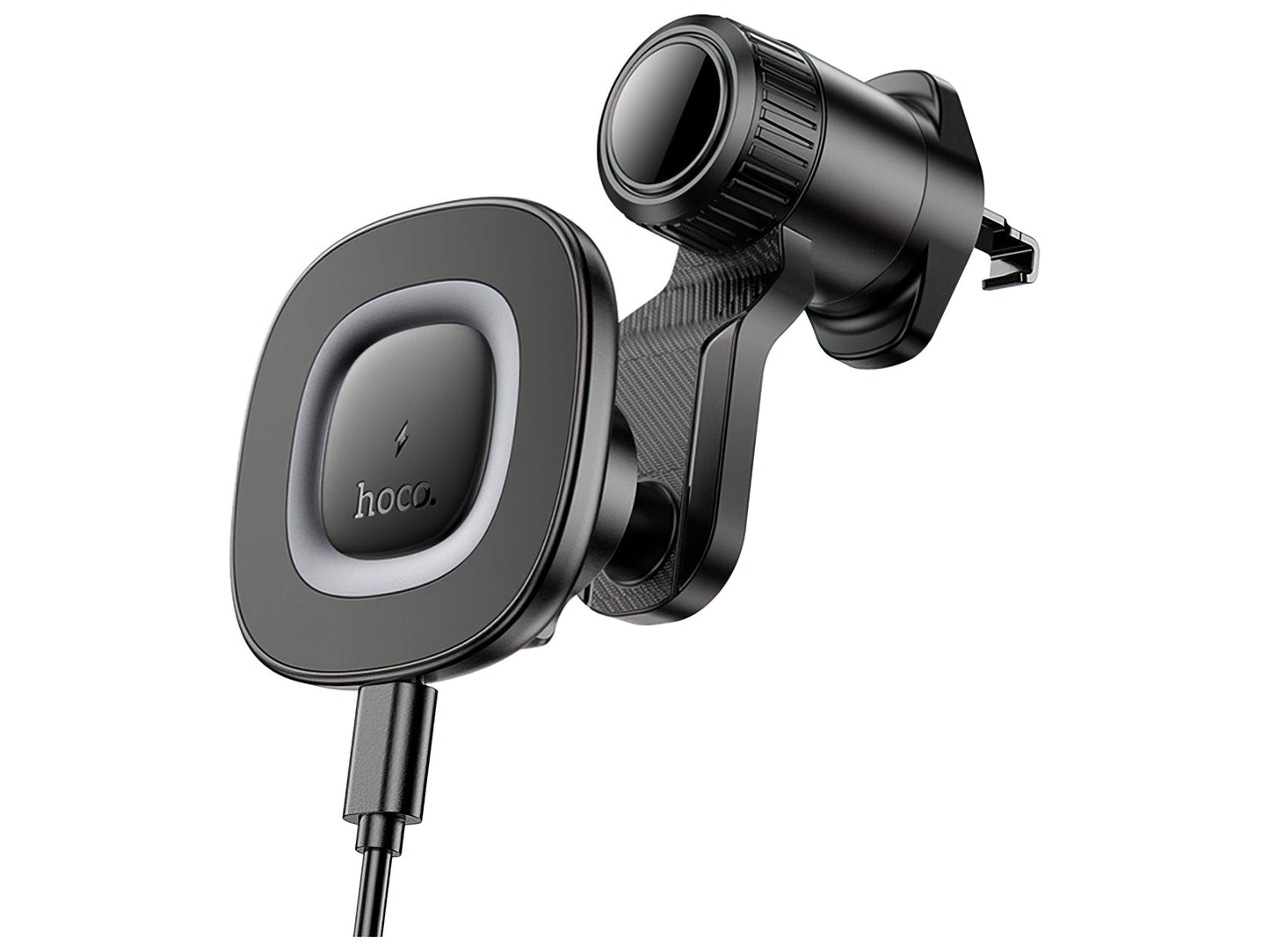 Bezdrôtová autonabíjačka HOCO HW30, 15W, 1.67A, Čierna