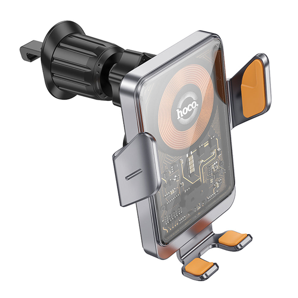 Bezdrôtová autonabíjačka HOCO HW7, 15W, 1.67A, Čierna