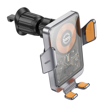Bezdrôtová autonabíjačka HOCO HW7, 15W, 1.67A, Čierna