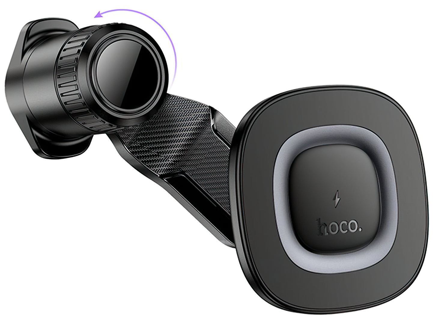 Bezdrôtová autonabíjačka HOCO HW30, 15W, 1.67A, Čierna