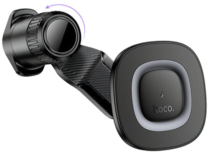 Bezdrôtová autonabíjačka HOCO HW30, 15W, 1.67A, Čierna