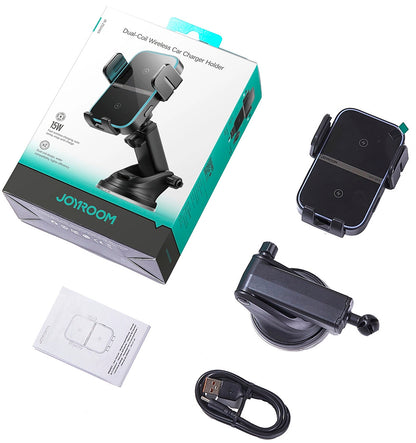 Bezdrôtová autonabíjačka Joyroom JR-ZS246s, 15W, 1.67A, Čierna