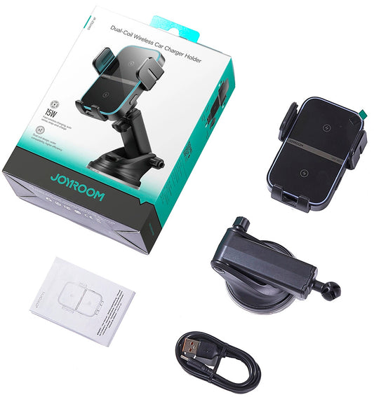 Bezdrôtová autonabíjačka Joyroom JR-ZS246s, 15W, 1.67A, Čierna