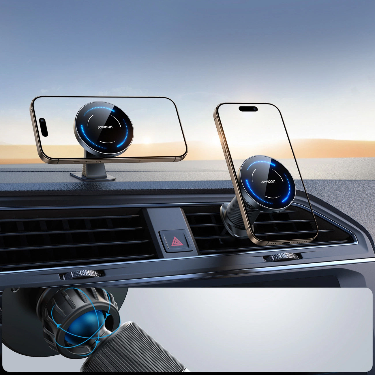 Bezdrôtová autonabíjačka Joyroom JR-ZS502, 15W, 1.67A, Čierna