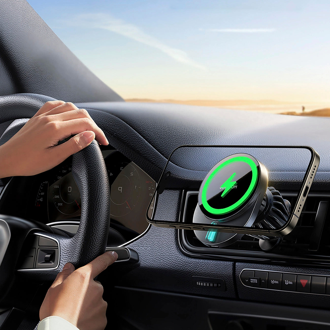 Bezdrôtová autonabíjačka Joyroom JR-ZS409, 15W, 1.67A, Čierna
