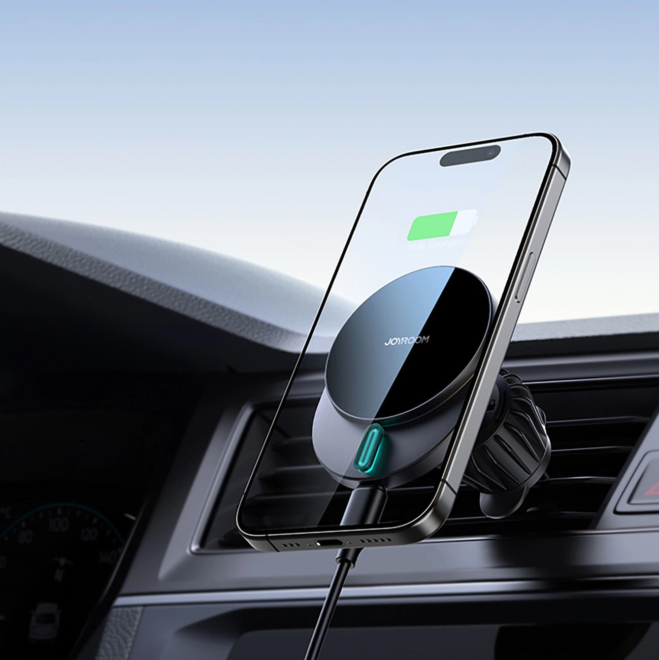 Bezdrôtová autonabíjačka Joyroom JR-ZS409, 15W, 1.67A, Čierna