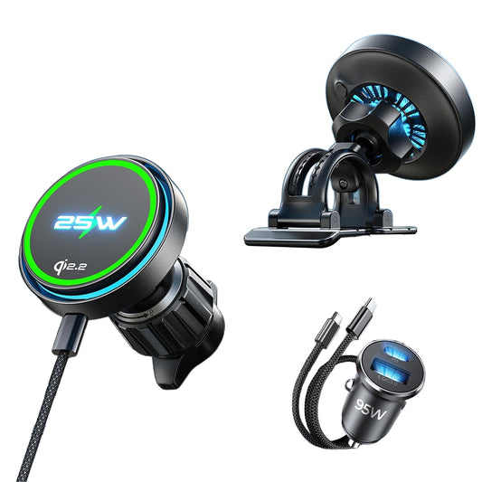 Bezdrôtová autonabíjačka Lisen W116, 25W, čierna YL0225060018