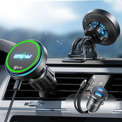 Bezdrôtová autonabíjačka Lisen W116, 25W, čierna YL0225060018