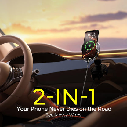 Bezdrôtová autonabíjačka Lisen W605, 15W, 1.67A, Čierna YL0225030014